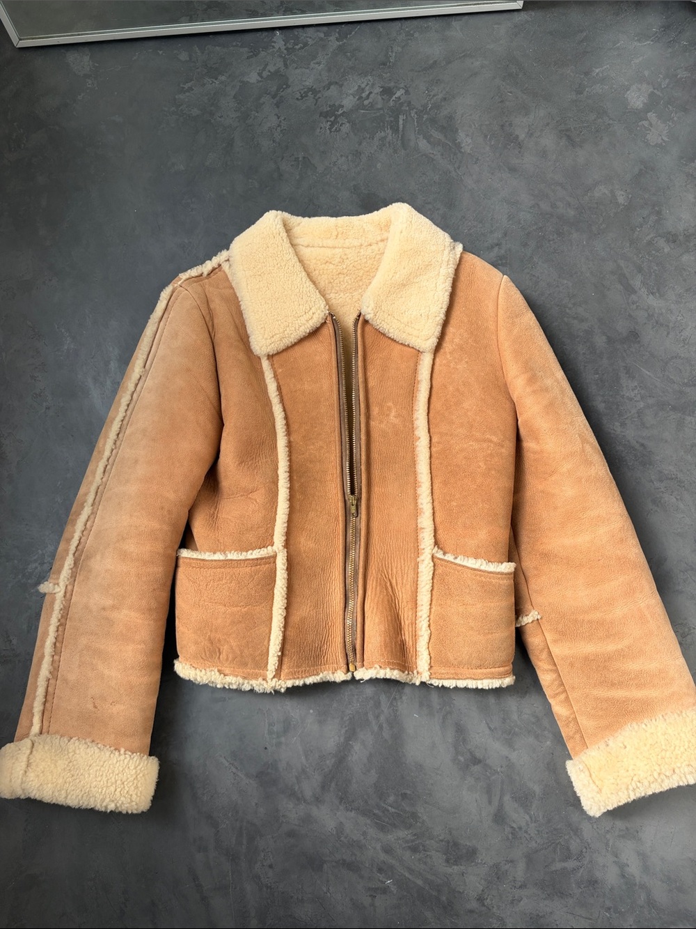Vintage Real Shearling Jacket